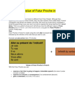 FUTUR PROCHE English Version PDF