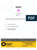 Wuolah Free Tema 1 Introduccion Lenguas Del Mundo PDF