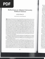 Atlanta University Political Science Adolph Reed