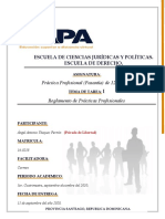 Tarea I de Práctica Profesional (Pasantía) de 120 Horas.