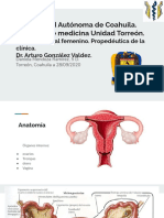 Aparato Genital Femenino. Propedéutica.