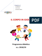 IL-CORPO-IN-GIOCO PROGETTO ATTIVITA' MOTORIA Per PICCOLI PDF