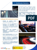 Ficha Seguridad Vial N 14 Conduci N Nocturna PDF