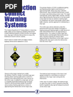 Intersection Conflict Warning Systems: Traffic Approaching When Flashing