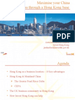 Associate Director-General Invest Hong Kong Jrutherford@investhk - Gov.hk