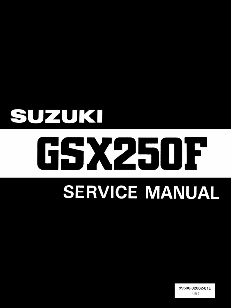 Suzuki GSX250F Across '91-'97 Service Manual | PDF