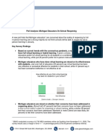 MEA Coronavirus Educator Survey 111720 Memo and Slides