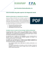 Itinerarios Integración Social PDF