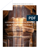 Conservacion de La Madera en El Patrimon PDF