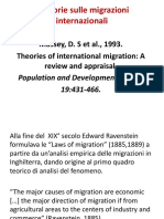 Teorie Delle Migrazioni Internazionali