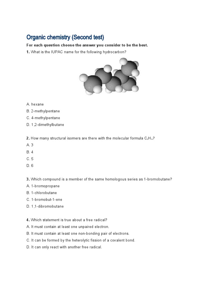 Practice Quiz Topic 10.20-2 HL | PDF