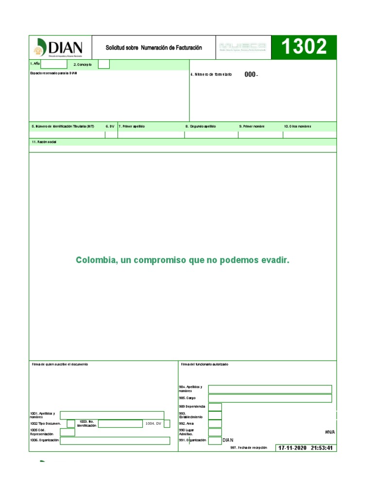 Solicitud de Numeración de Facturación 1302 | PDF | Violencia | Agitación