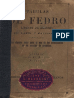 Fabulas de Fedro, Edición Clásica, Bilingue