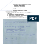 EXAMEN PARCIAL QUIMICA GENERAL II SEMESTRE 2020B Sol