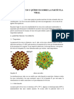 Agentes Físicos y Químicos Sobre La Partícula Viral