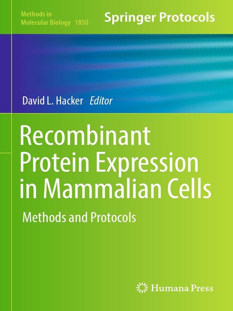 Protein Expression in Mammalian Cells Methods and
