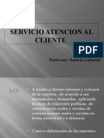 SERVICIO ATENCION AL CLIENTE Presentacion Pame