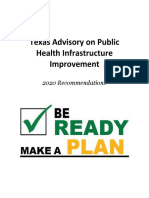 Texas Advisory on Public Health Infrastructure Improvement