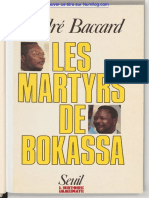 Les Martyrs de Bokassa PDF