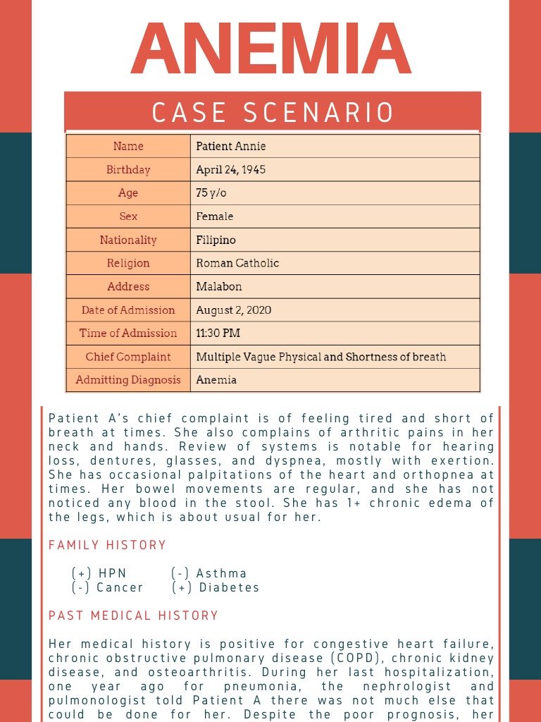 A Case of IronDeficiency Anemia Secondary to Chronic Kidney Disease in