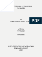 Línea de Tiempo. HISTORIA DE LA TECNOLOGÍA