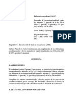 SENTENCIA PARA EL CASO DE DOÑA AMPARO