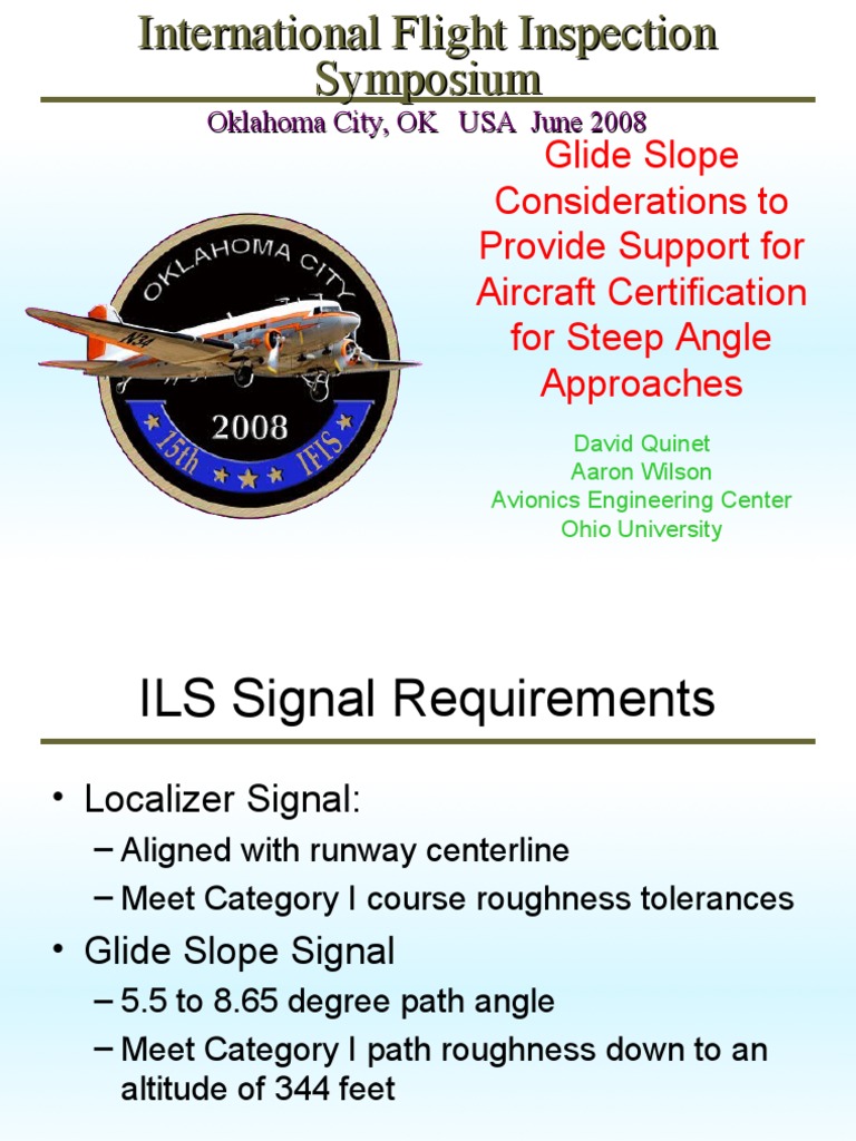 Glide Slope Support for Steep Approaches | PDF | Aviation | Aircraft