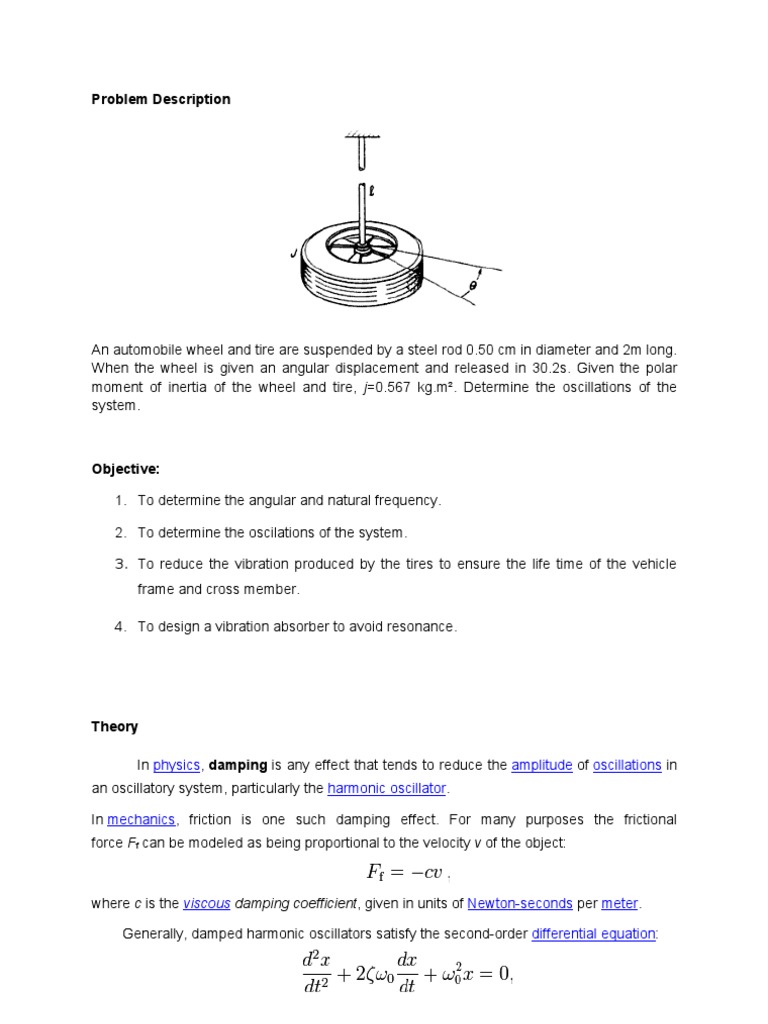 Damper PDF Physics Applied And Interdisciplinary Physics