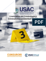 Licenciatura en Criminología Virtual CUNSURORI