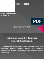 Sosiologi: Kelompok Sosial