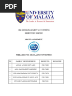  Management Accounting Assignement