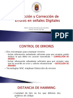 Detección y Corrección de Erores PDF