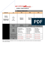 Feb/Mar - Sun Sched