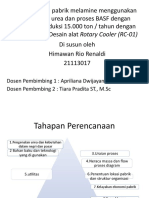 Pra Rancangan Pabrik Melamine Menggunakan Bahan Baku Urea Sidang