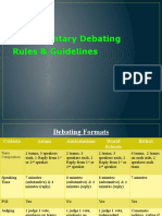 Session II - Formats and Guidelines