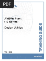 TM-1003 AVEVA Plant (12 Series) Design Utilities Rev 3.0