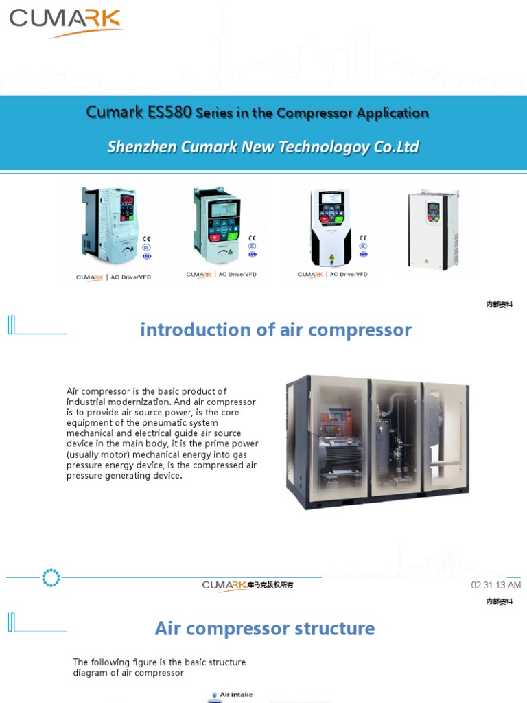 Cumark ES580 for Air Compressors | PDF | Electric Motor | Electrical ...