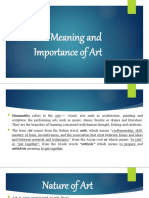 The Meaning and Importance of Art