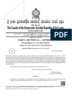 Sri Lanka Ports Authority Made An Essential Service-Extraordinary Gazette