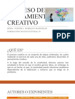 Proceso Del Pensamiento Creativo