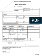 Patient Delivery Receipt PDF