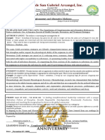 Colegio de San Gabriel Arcangel, Inc.: READING REPORT in - Complementary and Alternative Medicine