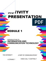 MODULE 1 - An Intro About ICT