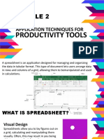 Module 2 - Spreadsheets