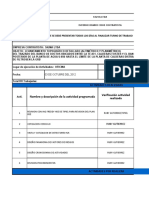 Reporte Diario de Actividades 03 de Octubre Del 2012