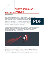 Autonomous Vehicles and Driver Capability