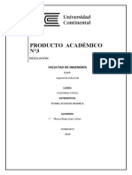 Producto Académico N°3: Resolucion