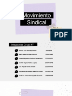 Movimiento Sindical