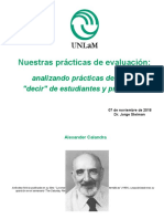 Nuestras Prácticas de Evaluación