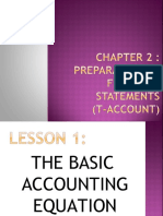 Lesson 2 (Basic Accounting Equation)